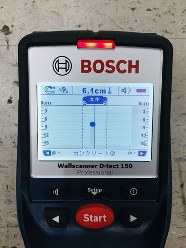 ﾎﾞｯｼｭ D-tect150CNT コンクリート探知機【リライズ野田愛宕店】【中古】管理番号：IT9BOCEEOCF8