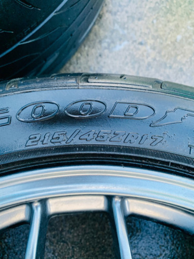 送料込み❗️❗️215/45ZR17 激安 BBSホイール・タイヤ4本セット