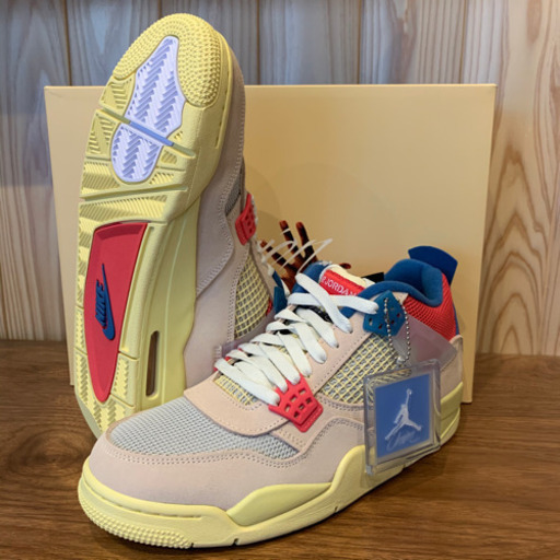 ユニオン　ジョーダン4 27.5cm グァバアイス