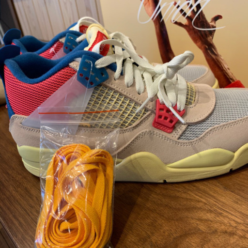 ユニオン　ジョーダン4 27.5cm グァバアイス