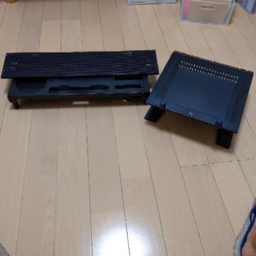 テレワーク環境効率化セット　ワイヤレスキーボード　PCスタンド　机上台