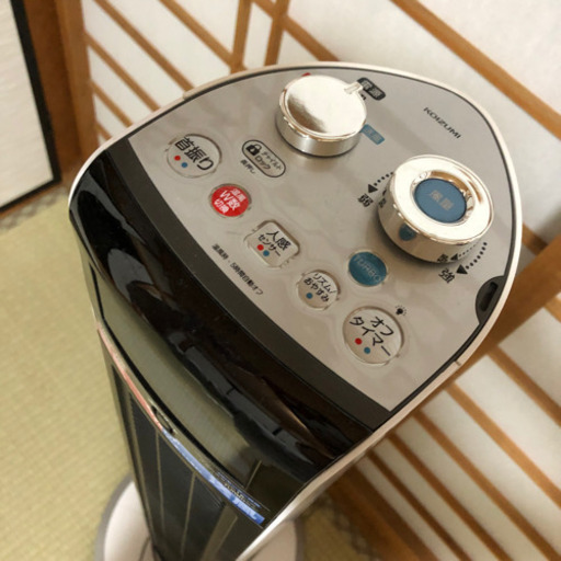 送風機能付きファンヒーター☆コイズミHOT&COOL