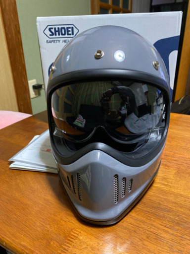 SHOEI EX-ZERO バサルトグレー M バイザー付き