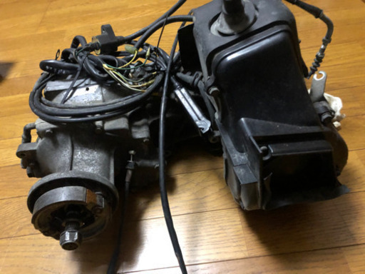 最終値下げ　ジャイロX　中期　TA01　エンジン　実働　セルモーター　ハブ付