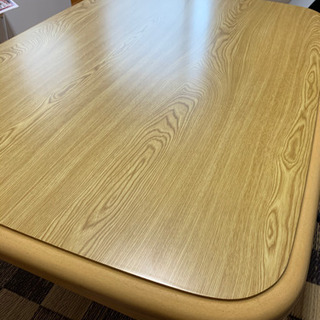 電気こたつ〈ナチュラル木目〉目立った傷なし・数回のみ使用の画像