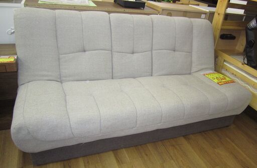 R221 NITORI 布製ソファベッド 良品 幅180cm