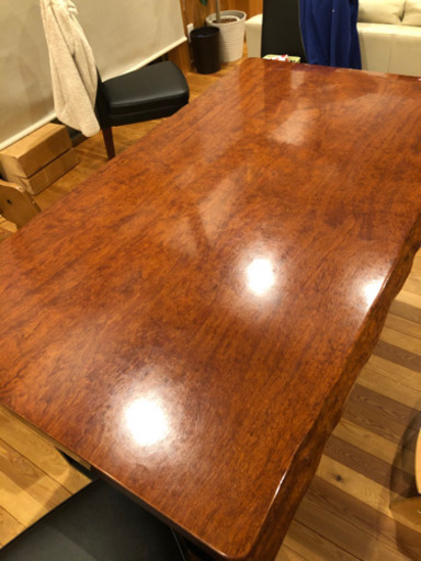 花梨　一枚板　ダイニングテーブルの天板