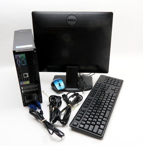 ■名古屋近郊なら無料持参！【新品SSD！とインテルi3搭載！~快速に動作します！】DELL製デスクトップパソコンWin10機フルセット