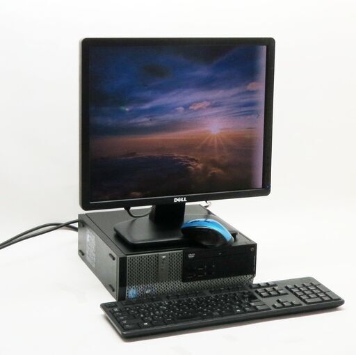 ■名古屋近郊なら無料持参！【新品SSD！とインテルi3搭載！~快速に動作します！】DELL製デスクトップパソコンWin10機フルセット