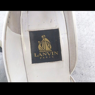 LANVIN paris パンプス　白の画像