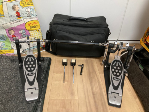 Pearl ツインペダル　調節器具　ケース付き　値下げしました★
