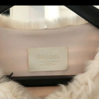 snidel スナイデル　ラビットファーコートの画像