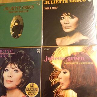 レコード　LP　ジュリエット・グレコ　シャンソン