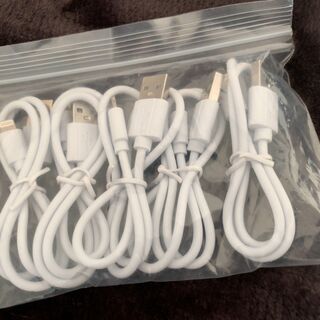 iPhone充電ケーブル30cm×100本の画像
