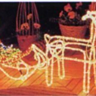クリスマス、3D モチーフ、トナカイ