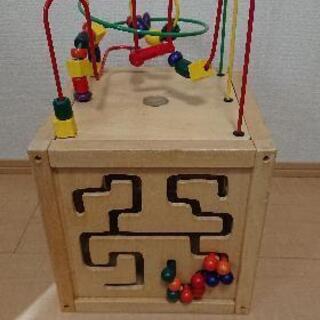 【差し上げます】赤ちゃん おもちゃ  ルーピングビーズコースターの画像