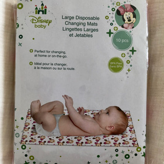 未使用　ディズニー　おむつ替えシート　使い捨て　携帯用の画像
