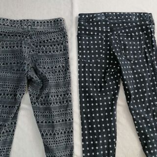 Ｈ＆M　女の子　スパッツ　レギンス　2本セット　140 145の画像