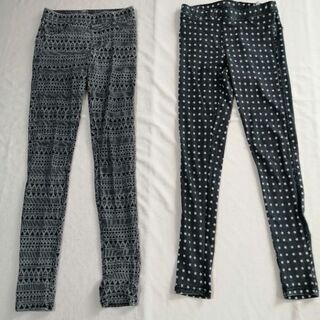Ｈ＆M　女の子　スパッツ　レギンス　2本セット　140 145