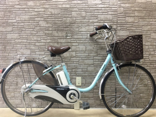 東京23区配達無料　新基準 Panasonic パナソニック ビビDX 6.6Ah リチウム 電動自転車☆中古☆26インチ☆パナ