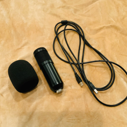 【定価6千円】USBコンデンサーマイク192khz24bit単一指向性 パソコンに繋ぐだけ！