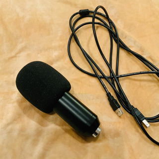 【定価6千円】USBコンデンサーマイク192khz24bit単一指向性 パソコンに繋ぐだけ！の画像