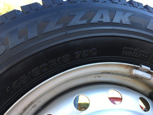 お取引中★★ホイール付　145/80-13 中古4本セット★★松本市より