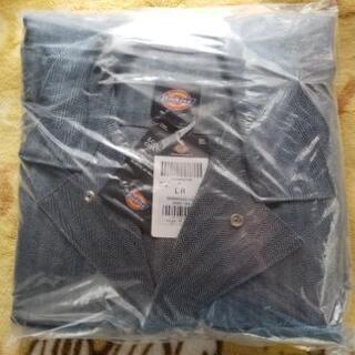 ディッキーズ つなぎ 長袖 4897 48977 Lサイズ Dickies フィッシャーストライプ の画像