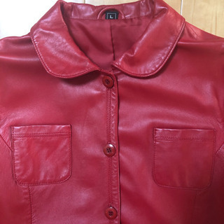 ラムレザー ジャケット Mの画像