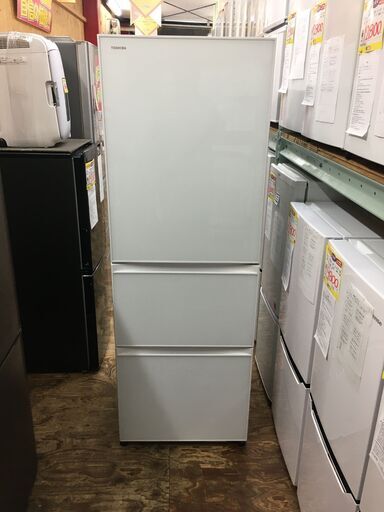 H011 TOSHIBA 3ドア363L冷蔵庫　GR-K36SXV 高年式　美品