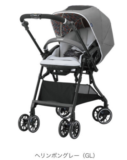 コンビ スゴカル 4キャス αエッグクッションHT グレー 美品