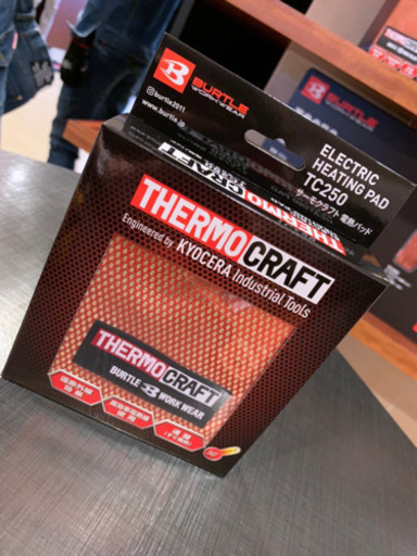 今季売切商品　バートル　サーモクラフト　電熱パッド本体