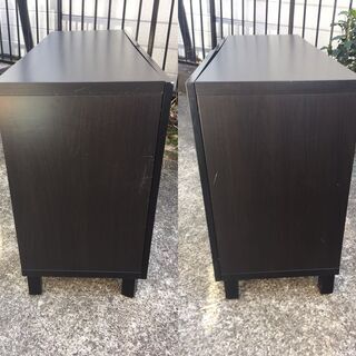 IKEA ガラス扉付き棚板 シェルフの画像