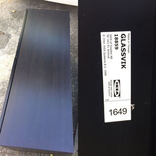 IKEA ガラス扉付き棚板 シェルフの画像