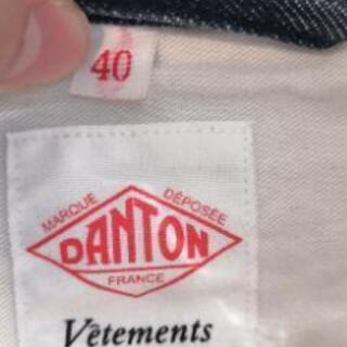 ダントン　DANTON  デニムロングコートの画像