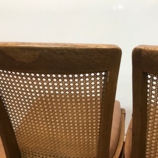 浜本工芸 楢材 曲木 ダイニングチェア 食卓イス 4脚セット ①
