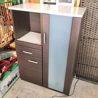 売約済み】キッチンカウンター レンジボード キッチン収納 ハイ