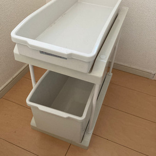 スライド式シンク下収納 調味料入れなどに