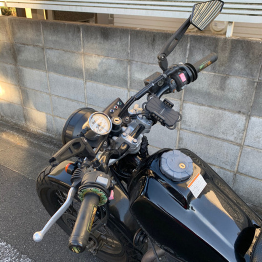 YAMAHA  TW200 カスタム　ブラック