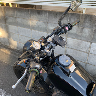 YAMAHA  TW200 カスタム　ブラックの画像