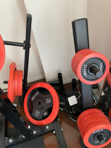 バーベルセット  ベンチ＆パワーラック100kg トレーニング