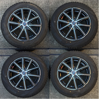 【値下げしました】スタッドレスタイヤ&ホイール4本セット　205/60R16　2019年製