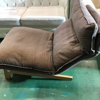 無印良品　ハイバックリクライニングソファ+オットマンの画像