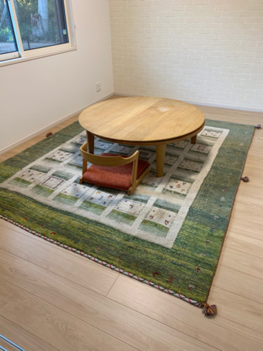 ギャッベ& 日進木工　geppo こたつ　座椅子セット