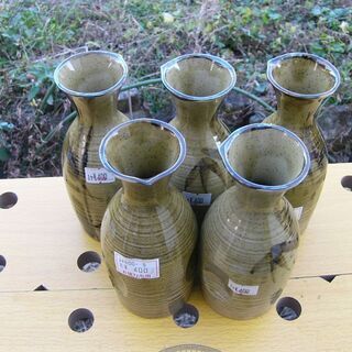 あげます　03とっくり徳利　５個セット　未使用品①