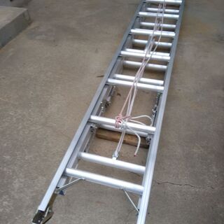 長はしご　3連はしご　アルミ製　全長7m86cm　縮長3m51c...