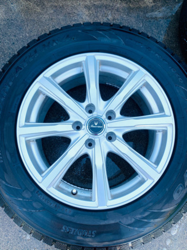 225/65R17 美品❗️バリ山スタッドレスタイヤ　ホイール4本セット