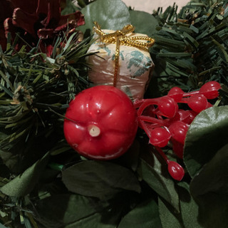 クリスマスリース&キャンドルリースの画像