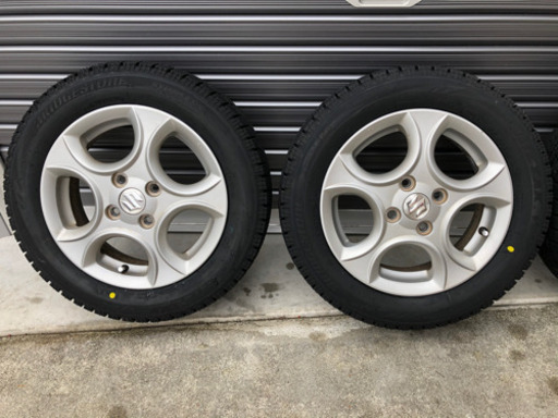 新品スタッドレス‼️ ブリザック‼️ 155/65R14‼️ 中古ホイール‼️