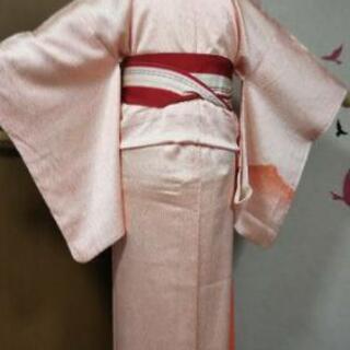 👘　正絹　総絞り　付下げ　★柳絞りの画像